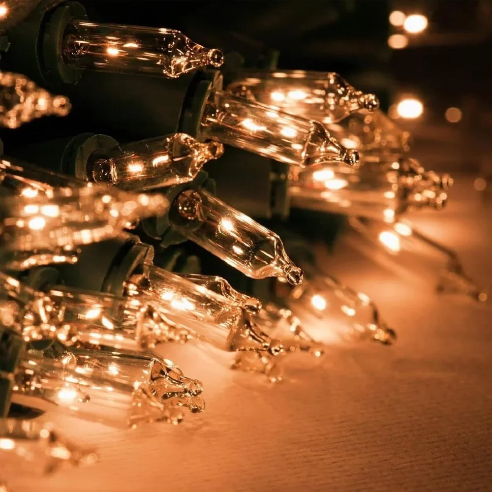 Charming 60 Count Incandescent Replacement Bulbs - Warm White for Trees & Décor